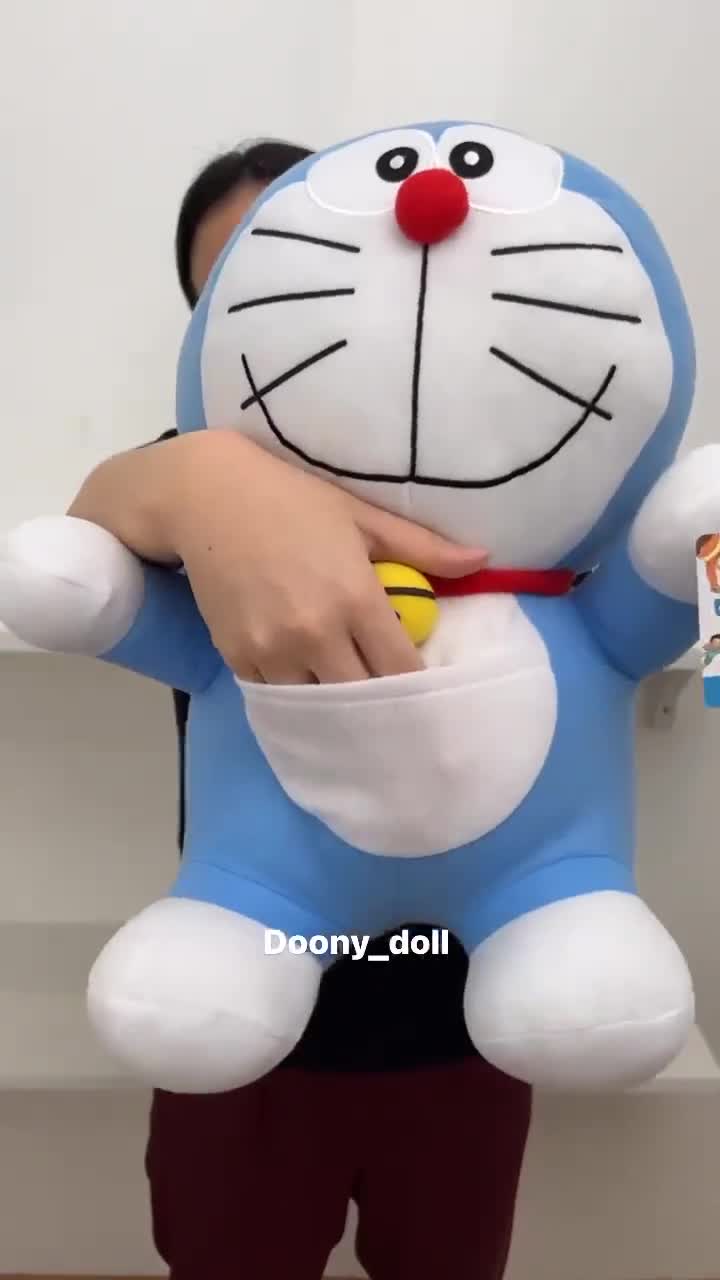 ตุ๊กตาdoraemon-ตุ๊กตาโดเรมอน-ตุ๊กตาโดราเอมอน-ตุ๊กตาโดเรม่อน-นั่ง-ขนาด-16นิ้ว-ลิขสิทธิ์แท้