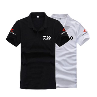 Daiwa เสื้อยืดแขนสั้นป้องกันรังสียูวีแห้งเร็วสําหรับผู้ชาย