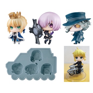 [ฟิกเกอร์แท้] [Fate] Petit Chara! Series Chimi Mega Fate/Grand Order - Saber / Mash / Edmond Dantès (MegaHouse)