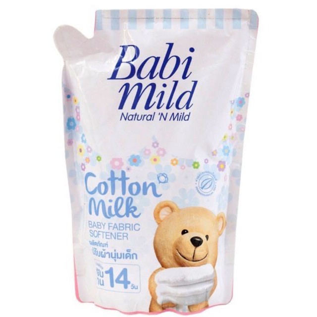 babi-mild-ผลิตภัณฑ์ปรับผ้านุ่มเบบี้มายด์-ชนิดถุงเติม-ขนาด1-500มล-1ถุง