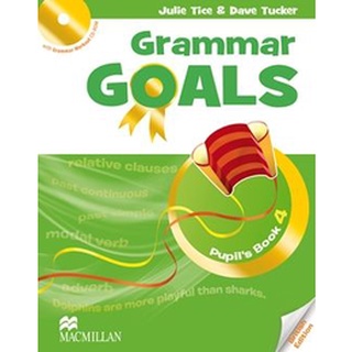 DKTODAY หนังสือ GRAMMAR GOALS 4:PUPILS BOOK+CD-ROM BRITISH )