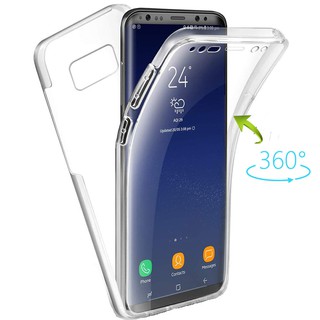 เคสโทรศัพท์มือถือ TPU นิ่ม แบบใส ปกป้องแบบเต็ม 360 องศา สำหรับ Samsung S3 S4 S5 S6 Edge S7 S8 Plus S9 S10 S10e S10 Plus