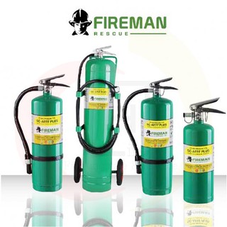 เครื่องดับเพลิงชนิดเคมีสูตรน้ำ SC-AFFF PLUS ถังดับเพลิงสีเขียว รับประกันคุณภาพ 2 ปี