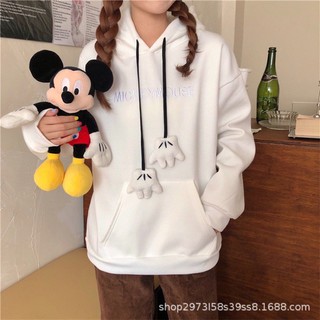เสื้อสเวตเตอร์มีฮู้ดoversize มิกกี้เมาส์🐭