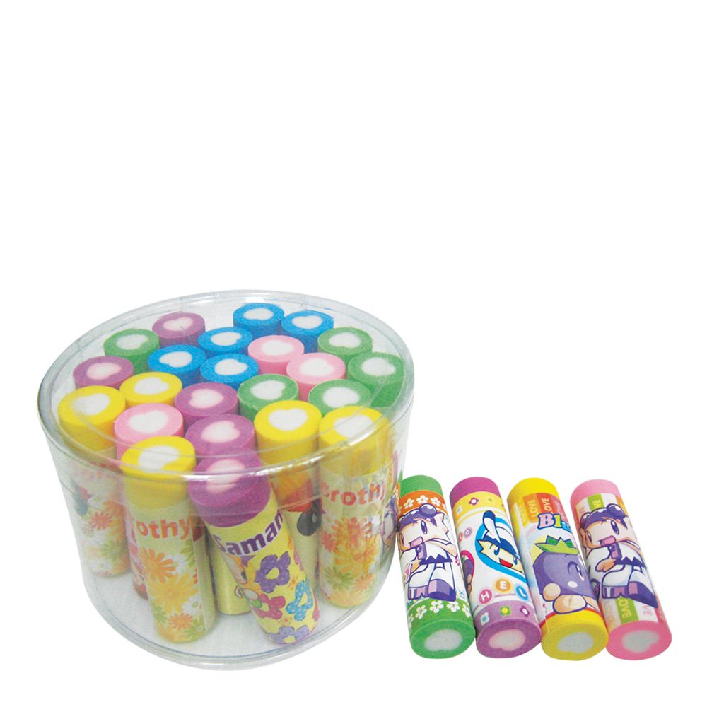 ยางลบ-แท่งกลม-รุ่น-07-3-แพ็ค-24-ก้อน101339round-stick-eraser-07-3-24-pcs-pack