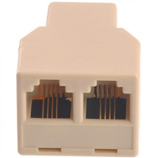 สินค้า Oemgenuine RJ11 4-pin 1 Female to 2 Female Telephone Splitter Connector Adapter