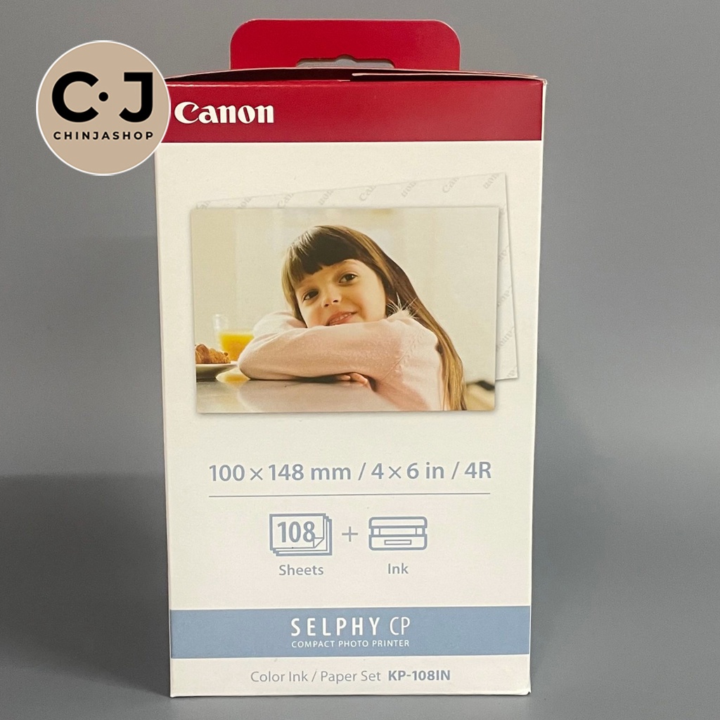 กระดาษ-canon-kp-108-4x6-inch-สำหรับ-selphy-printer-ทุกรุ่น