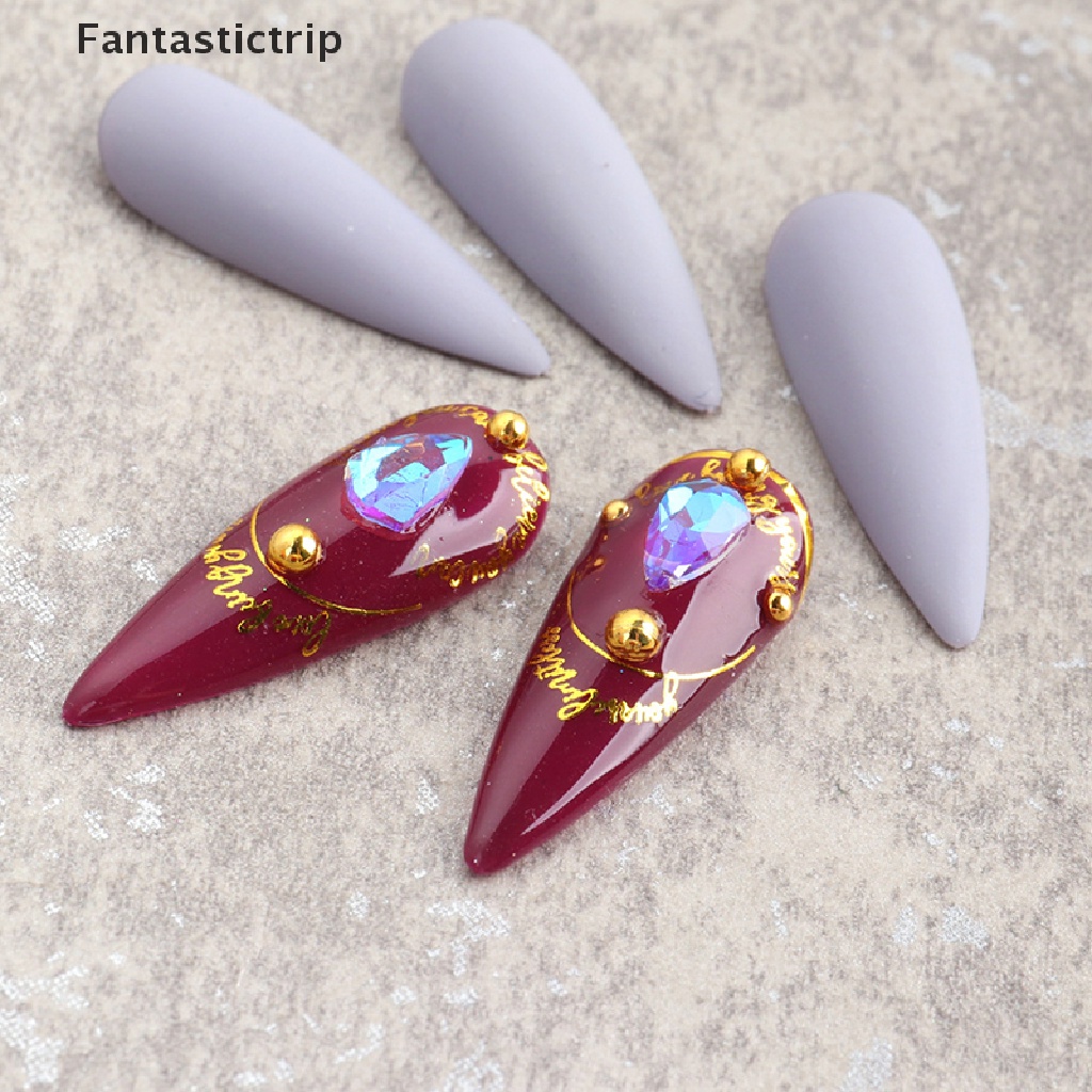 fantastictrip-สติกเกอร์โลหะ-ลายตัวอักษร-3d-สีโรสโกลด์-สําหรับตกแต่งเล็บ-diy