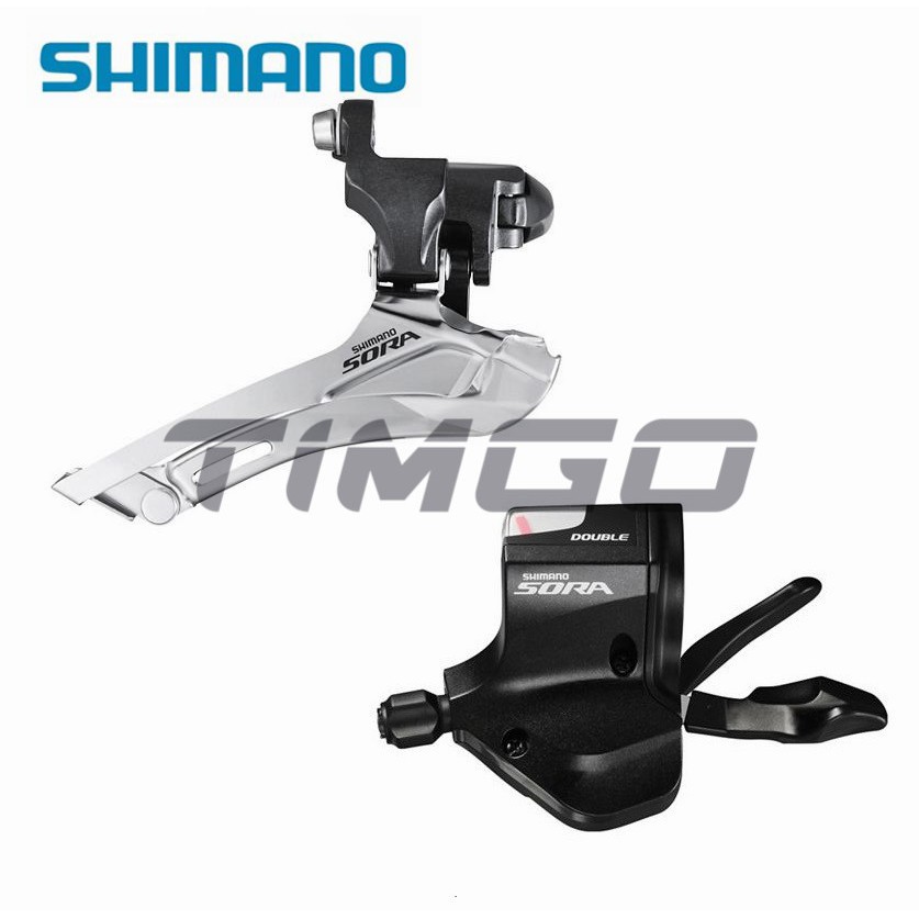 Pince dérailleur avant double Shimano Sora FD-3500 2x9 vitesses 31,8 mm