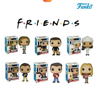 Funko Pop! โทรทัศน์เพื่อน - Rachel Ross Geller Monica Chandler Bing Joey Tribbiani Phoebe Buffay 261# 262#  โมเดลตุ๊กตาไวนิล พร้อมกล่อง ของเล่นสําหรับเด็ก | มะกอก |