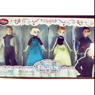 Disney princess elsa anna mini doll set frozen เจ้าหญิงเอลซ่า อันนา ตุ๊กตาโฟรเซ่น frozendoll