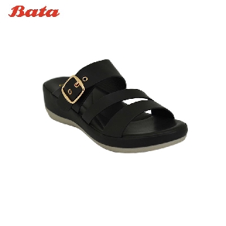 BATA COMFIT รองเท้าแฟชั่นลำลอง SLIP ON แบบสวม สีดำ รหัส 6616838