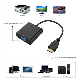 1080P HDTV to VGA Converter Cable,Adapter HDTV to VGA cable(black)