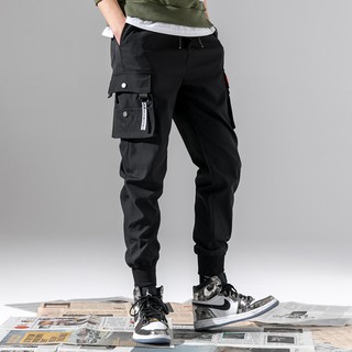 ภาพขนาดย่อของภาพหน้าปกสินค้ากางเกงขายาว แฟชั่นผู้ชาย กางเกงขายาวผู้ชาย กางเกงคาร์โก้ จากร้าน freedomboy บน Shopee ภาพที่ 2