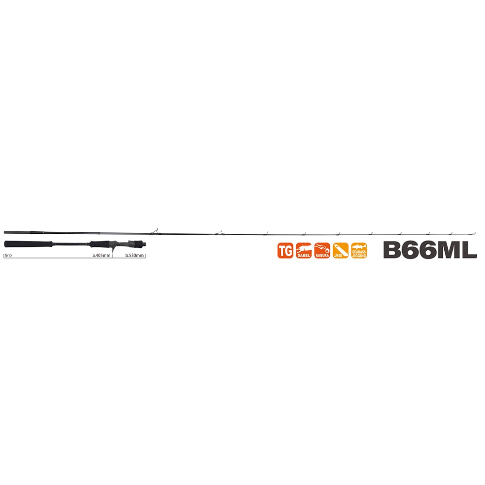 Light Jigging Rod YAMAGA Blanks SeaWalk Light Jigging 64L Spinning