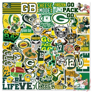50 ชิ้น / ชุด ☆ Green Bay Packers - สติกเกอร์ NFL Team Series 01 สําหรับติดตกแต่ง ☆ สติกเกอร์ Doodle แฟชั่น กันน้ํา Diy