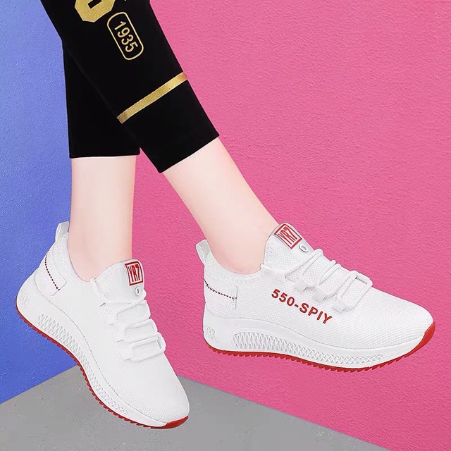 ภาพสินค้ารองเท้าผ้าใบแฟชั่น สำหรับผู้หญิงรุ่น550 จากร้าน 4.5starshop บน Shopee ภาพที่ 8