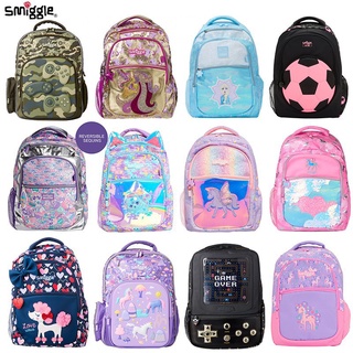 สินค้า SMIGGLE กระเป๋าเป้สะพายหลัง กระเป๋านักเรียน ขนาดใหญ่ สําหรับเด็กประถม