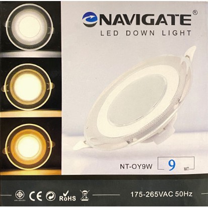 โคมดาวไลท์กลม-led-3-แสง-เดย์-คลู-วอร์ม-ขนาด-9w-ดีไซน์สวย