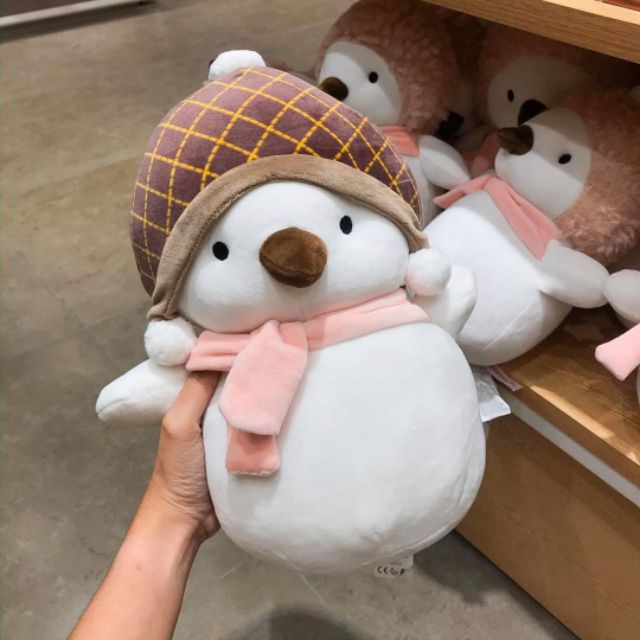 miniso-ตุ๊กตาเพนกวินคริสมาสต์-34-5ซม