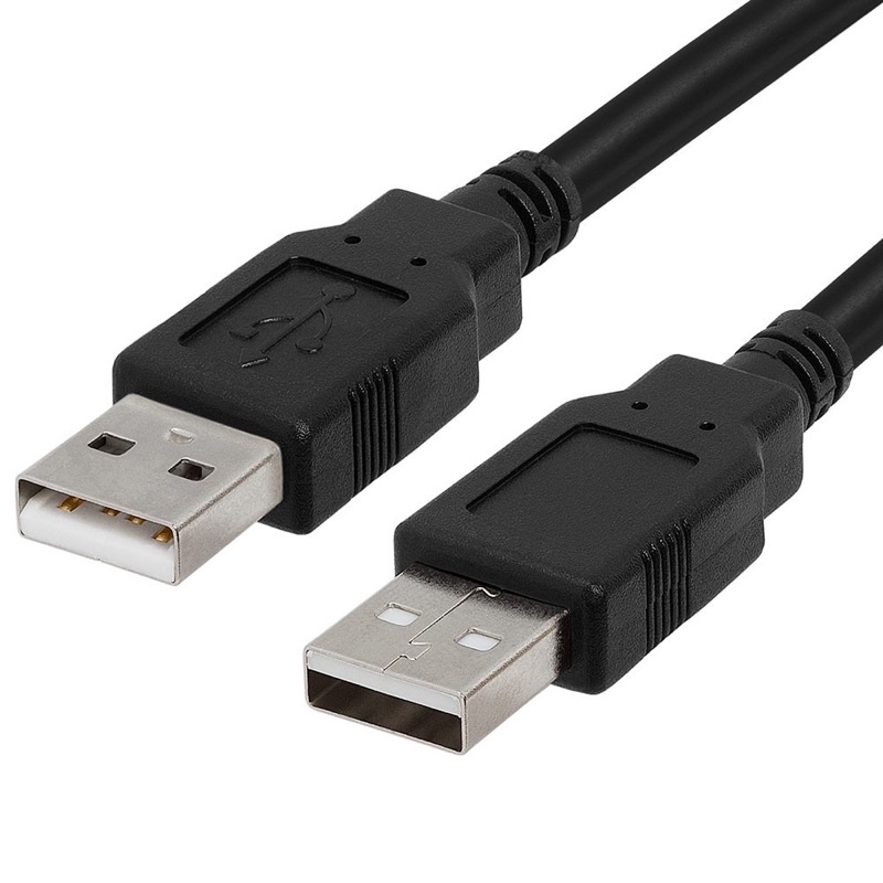 ภาพหน้าปกสินค้าสาย USB ตัวผู้ 2 หัว Type-A USB 2.0 สายเคเบิ้ล สายเชื่อมต่ออุปกรณ์ สำหรับ HDD,card reader,printers,cameras,พัดลม