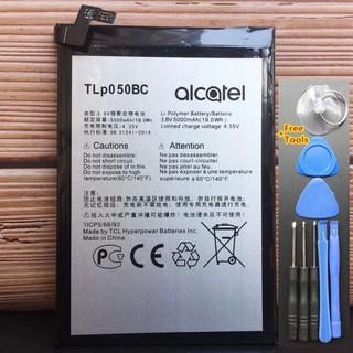 TLp050BC แบตเตอรี่สำหรับ Alcatel 5023F PIXI 4 Plus Power( TLp050BC) แบตเตอรี่ พร้อมชุดถอด