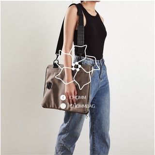 กระเป๋าใส่กระดานวาดรูป ขนาด A2 🎨 สีvintage classic (หนังน้ำตาล+ผ้าเทา)  HANDMADE
