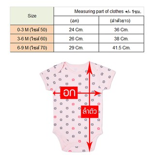 ภาพขนาดย่อของภาพหน้าปกสินค้าบอดี้สูทเด็ก บอดี้สูทขาเว้า ชุดเด็กอ่อน เสื้อเด็กแรกเกิด Cotton 100% 0-3 เดือน จากร้าน etcthaishop บน Shopee