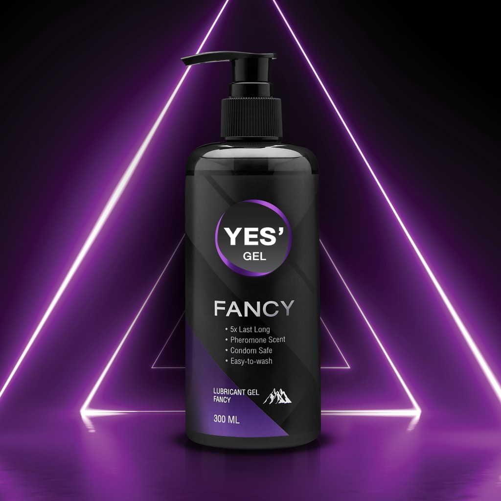 รูปภาพสินค้าแรกของYES' Fancy Gel เจลหล่อลื่น Water-based สูตรแห้งช้า กลิ่นฟีโรโมน ปริมาณ 300ml