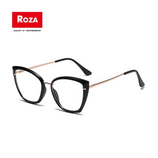 ภาพหน้าปกสินค้าRoza แว่นตากันแดดแฟชั่นกรอบแว่นโลหะทรงแคทอาย Rz1037 ที่เกี่ยวข้อง
