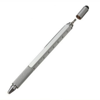ไขควงปากกาอเนกประสงค์ Portable 6 in 1 Multi Tool Pen with Touch Screen Ruler Level Multi Screwdriver