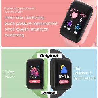 ภาพขนาดย่อของภาพหน้าปกสินค้าใหม่ D20 มาการอง นาฬิกาสมาร์ทWaterproof Smart Watchสัมผัสได้เต็มจอ รองรับภาษาไทย วัดชีพจร ความดัน นับก้าว จากร้าน original.gadget บน Shopee ภาพที่ 2