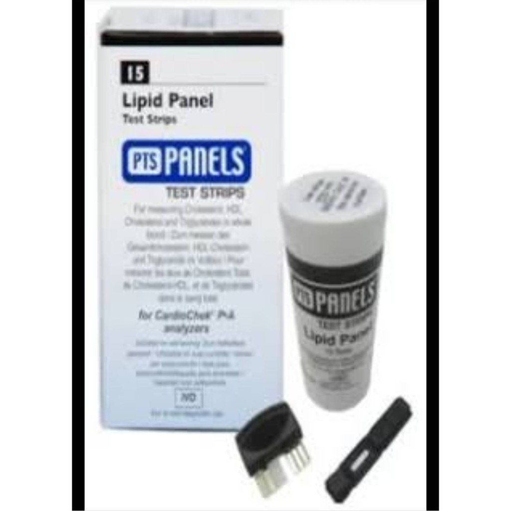 แผ่นตรวจไขมัน LIPID PANEL (CHOLESTEROL, TRIGLYCERIDE HDL, LDL) /15 TEST ...