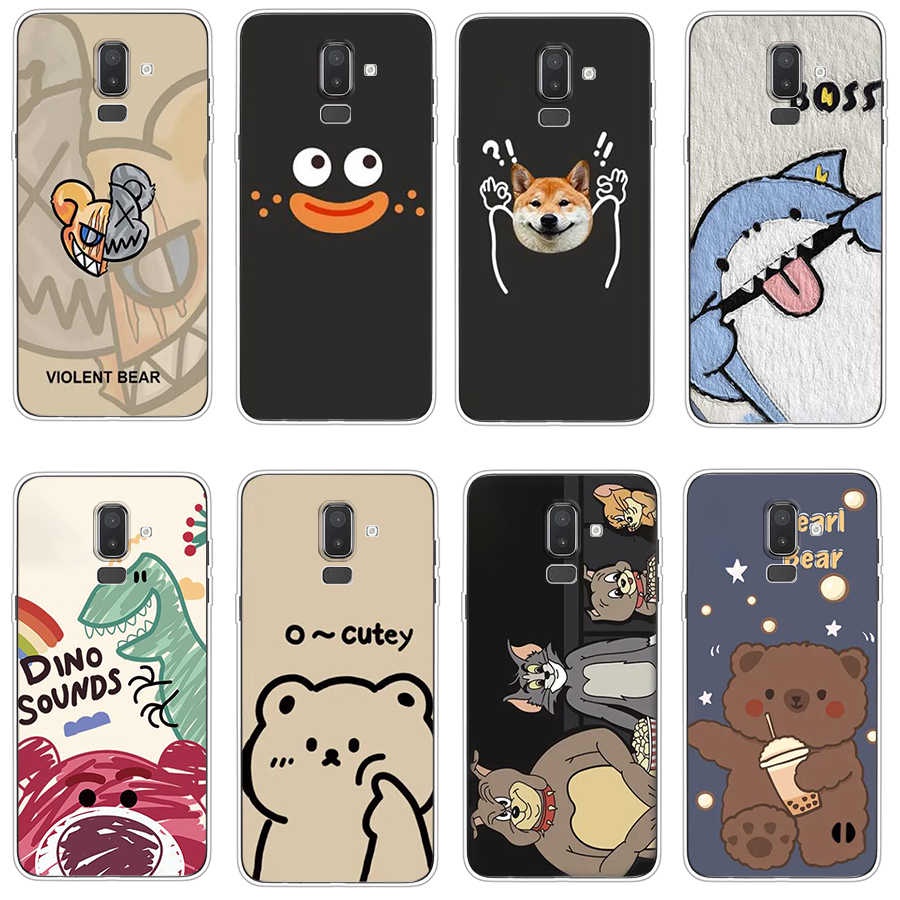 Samsung Galaxy j7 pro j5 2017 J8 2018 A01 เคส TPU นิ่ม ซิลิโคน ป้องกัน ...