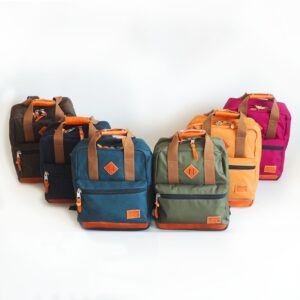 Wonderland Yoshi – Backpack กระเป๋าเป้ผ้ากันน้ำผสมหนังฟอกฝาดธรรมชาติ