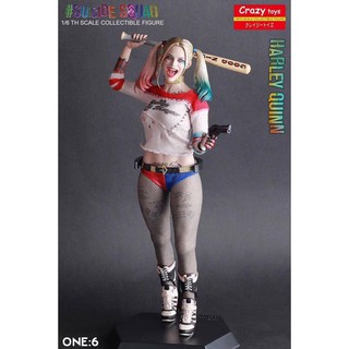 Crazy toys โมเดล ฮารี่ควีน Model Harley Quinn Suicide Squad  DC ซูซานสควอช ทีมพลีชีพเดนตาย ซูเปอร์มหาวายร้าย 1/6 Scale