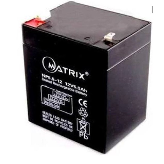 แบตเตอรี่-matrix-ups-ขนาด-12v-5-5a-ใช้กับเครื่องสำรองไฟ