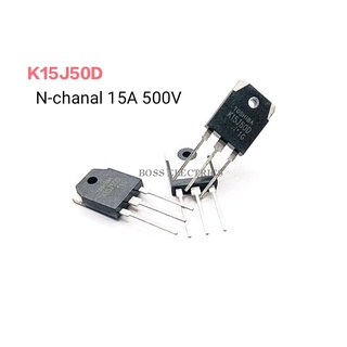 K15J50D TK15J50D Toshiba Transistor Silicon N-Chanal 15A 500V 1ตัว 👉👉พร้อมส่ง