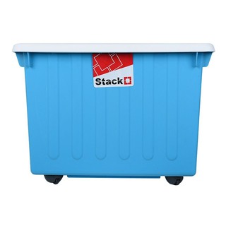 กล่องเก็บของ STACKO FRESHY 28.5ลิตร สีฟ้า กล่องเก็บของอเนกประสงค์ STACKO ความจุ 28.5 ลิตร ขนาดใหญ่จุสิ่งของได้ปริมาณมาก