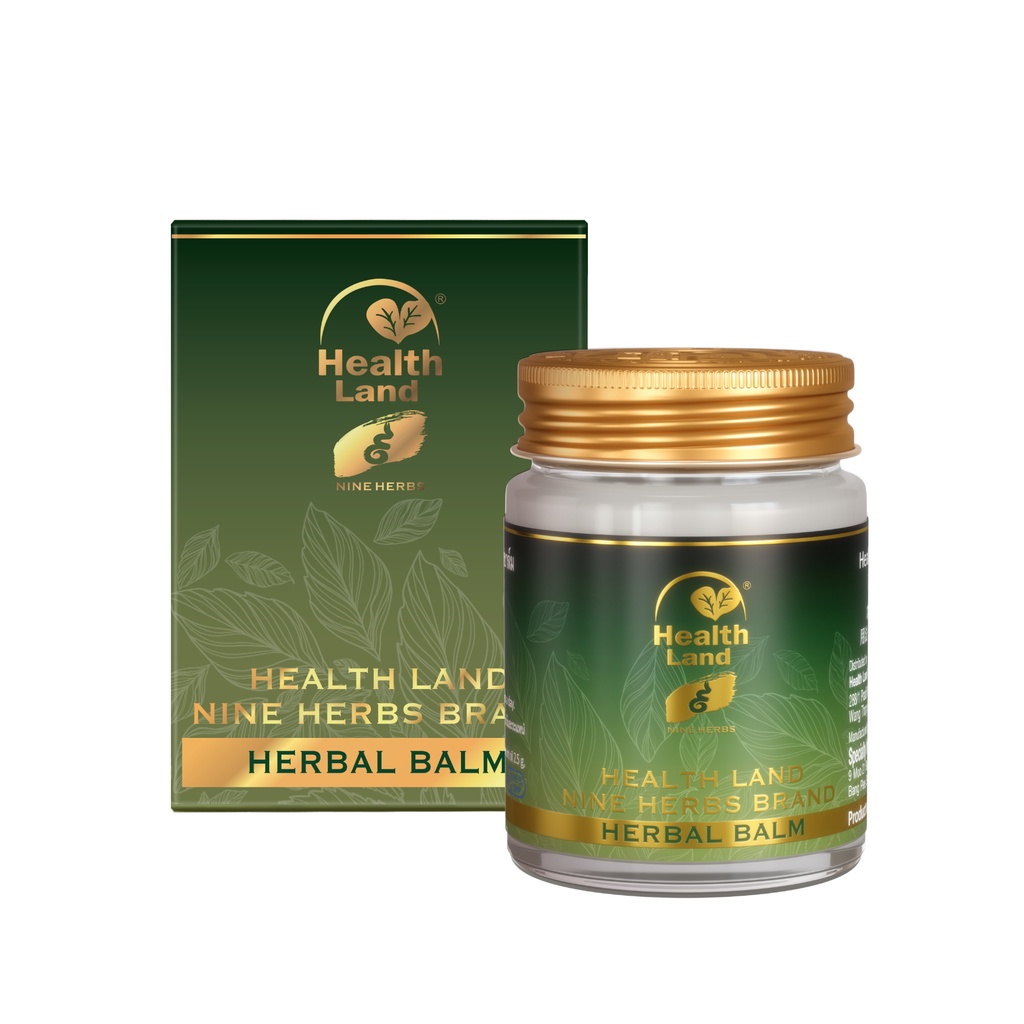 เฮลท์แลนด์ ไนน์เฮิร์บ เฮอร์เบิล บาล์ม Health Land Nine Herbs Herbal ...