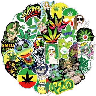 Stickers 420 Weed Design 50 pcs Set #1