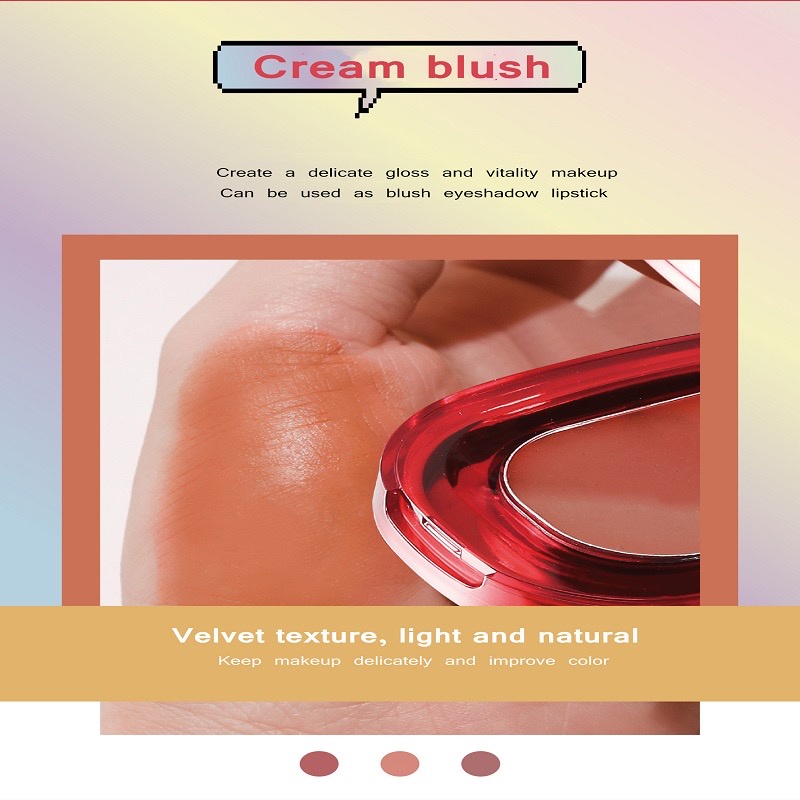 ภาพหน้าปกสินค้าNOBB ลิปบลัชแวมไพร์ Cream blush 3 in 1 ครีมบลัช ปัดแก้ม ทาปาก ไม่เป็นปื้น ธรรมชาติ เกลี่ยง่าย ไม่โป๊ะ จากร้าน chw.ma บน Shopee