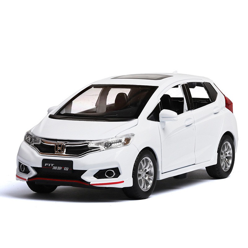 โมเดลรถยนต์-honda-fit-diecast-สเกล-1-32-ของเล่นสําหรับเด็ก