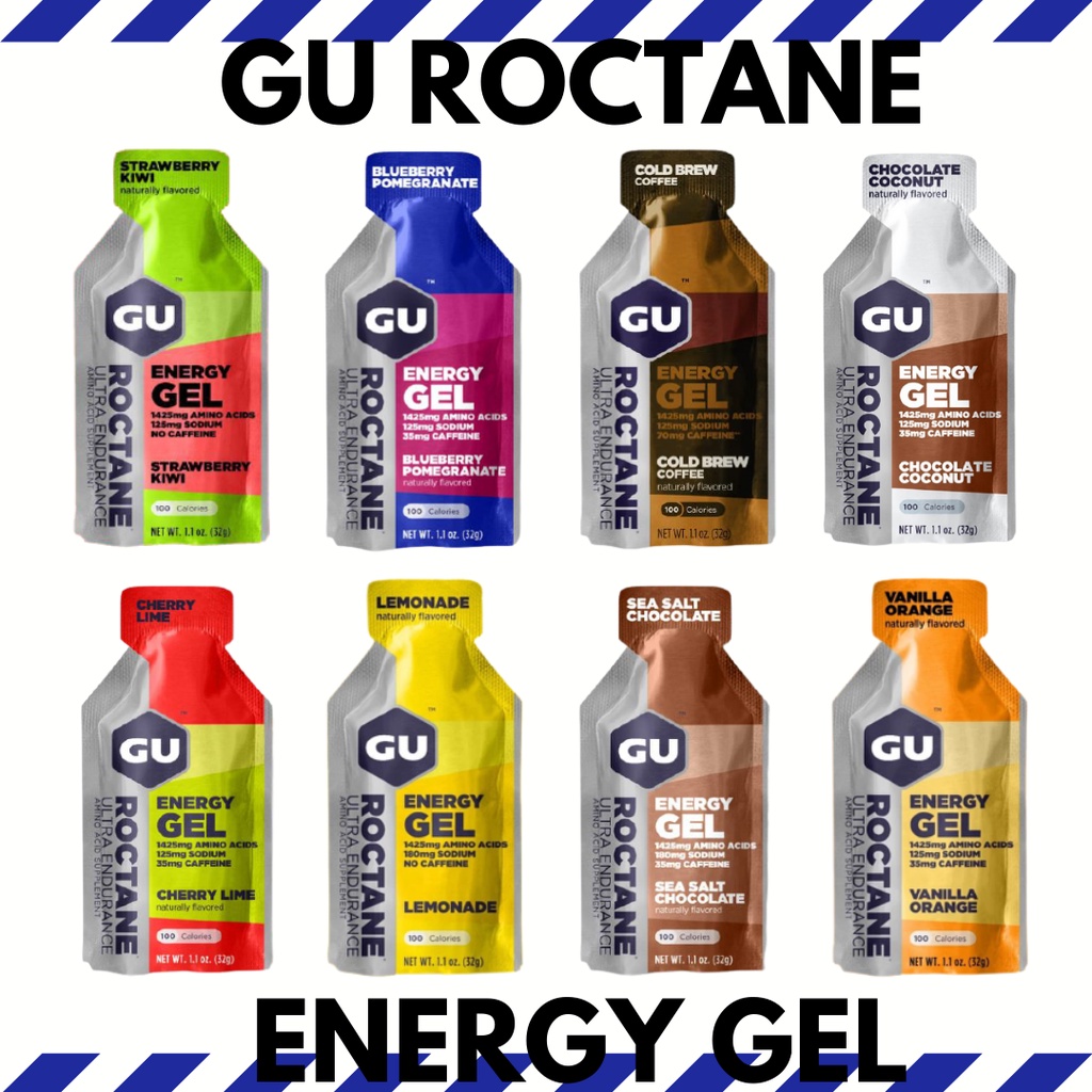 ภาพหน้าปกสินค้าGU Roctane Energy Gel เจลให้พลังงาน ราคาพิเศษ เลย best by แล้ว สำหรับออกกำลังกาย มีหลายรสชาติ