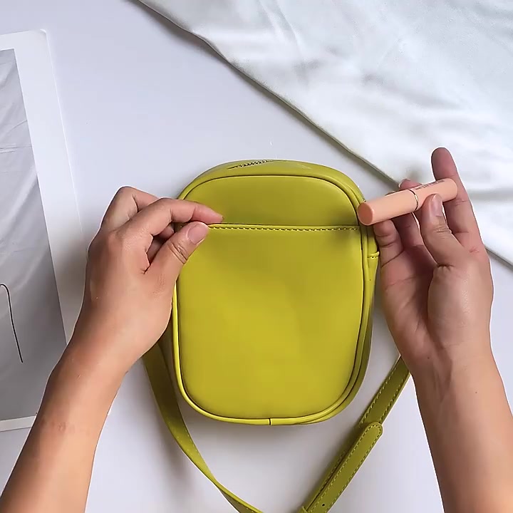 กระเป๋าสตางค์-กระเป๋าสะพายไหล่-ขนาดเล็ก-ใส่โทรศัพท์มือถือได้-สีพื้น-แฟชั่นเรียบง่าย-สําหรับสตรี
