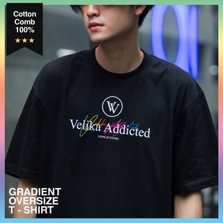 Tee VANSSS เสื้อ Oversized "Gradient" | Velikaเสื้อยืดคอกลม