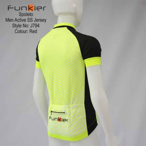 เสื้อจักรยานแขนสั้นผู้ชาย-funkier-j-794-เหลือง