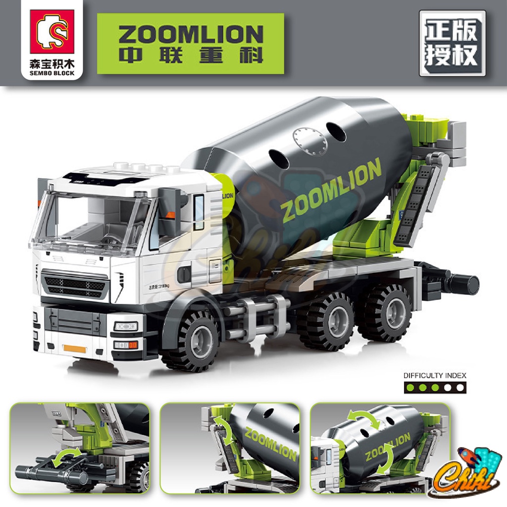 ชุดตัวต่อ-sembo-block-รถเครื่องจักร-zoomlion-sd705100-sd705103-มีให้เลือก-4-แบบ