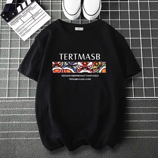 {พร้อมส่ง} เสื้อยืดแขนสั้นลําลอง ผ้าฝ้ายแท้ พิมพ์ลายสิงโต สไตล์จีน อินเทรนด์แฟชั่น ขนาดใหญ่ [เสื้อผ้าลําลอง]