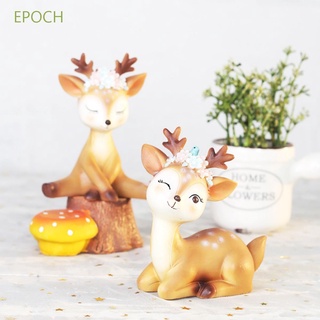 Epoch ตุ๊กตากวางซิก้าน่ารักขนาดเล็กสําหรับตกแต่งเค้กบอนไซ